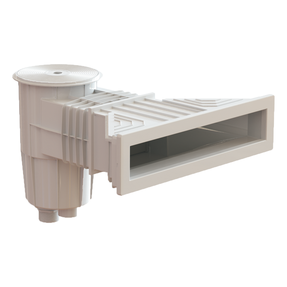 AS Styroporpool Premium Silent m. Ecktreppe/Sitzbank