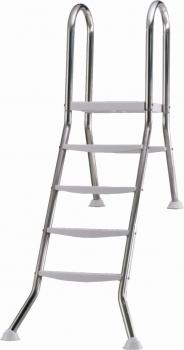 Edelstahlleiter 4+1