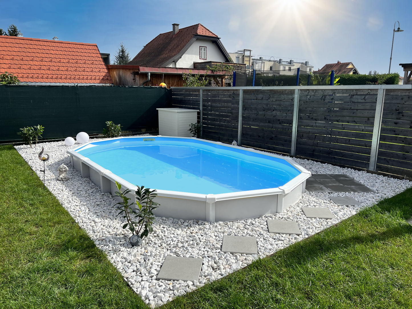 Stahlwandbecken Premium All Inclusive Oval