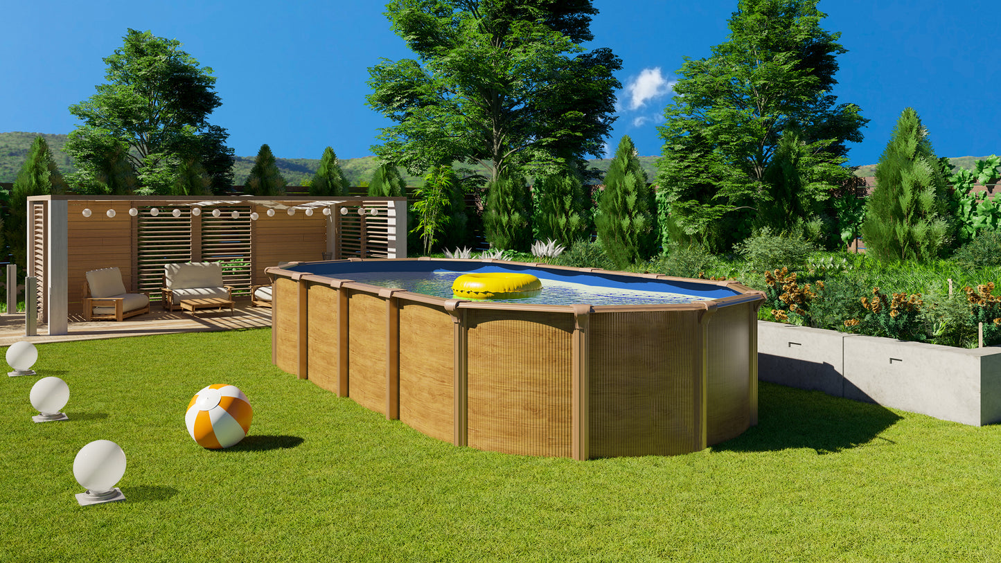 Stahlwandbecken Premium All Inclusive Oval